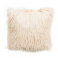 thumbnail image 4 of Fur Throw Pillow Cover Cushion Case Pillowcase for Sofa/Couch (18" x 18" )Pack of 2, 4 of 6