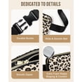 thumbnail image 4 of Riñonera Capolo Fashion para mujer impermeable con estampado de leopardo, 4 of 7