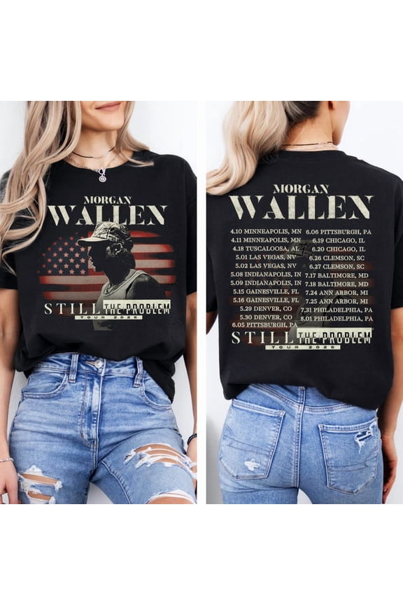Wallen Still The Problem Tour 2026 Front and Back T-shirt Unisex All Size