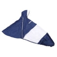 thumbnail image 2 of Poncho Reflective Rain Poncho Nylon Windproof Rainproof Lightweight Rain Cape with Drawstring Hood, 2 of 7