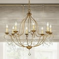 thumbnail image 3 of Livex Lighting - Chesterfield - 8 Light Chandelier in French Country Style - 32, 3 of 12