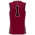 thumbnail image 3 of Men's GameDay Greats #1 Garnet South Carolina Gamecocks Lightweight Basketball Fashion Jersey, 3 of 4
