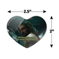 thumbnail image 3 of Aquaman Movie Permission to Come Aboard Heart Acrylic Fridge Refrigerator Magnet, 3 of 5