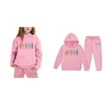 thumbnail image 3 of Toddler Jesus Loves You Hoodie Long Sleeve Warm Graphic Hoodies Loose Pullover and Jogger Sweatpants 2 Piece Fall Clothes Teenage Girl Clothes 1-2 Years Cute&nbsp;Boys Girls&nbsp;Clothing, 3 of 6