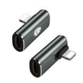 thumbnail image 2 of VALSEEL Type-C USB to Lightningers Adapter Lightningers Male to Type-C USB Female Adapter for IOS Device Charging and Data Transmission Connector Port Electronics, 2 of 2