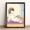 Ragdoll cat, variant on 12x16in Framed Cute Tabby Cat Yoga Wood Print, Funny Cartoon Stretching Cat Wall Art for Cat Lovers Living Room Bedroom Home Decor