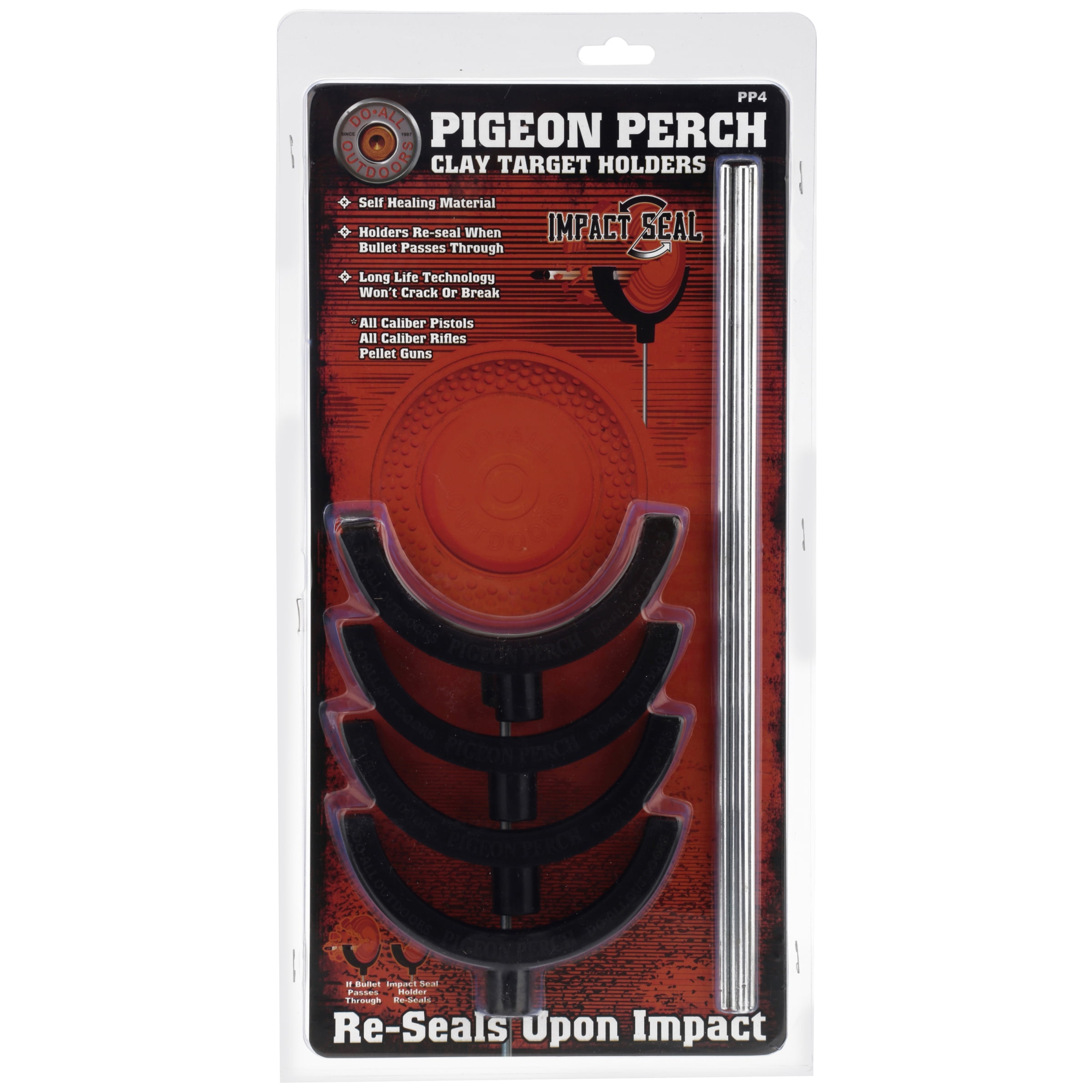 4 Pack Do-All Outdoors Clay Pigeon Perch Shooting Target Holder 