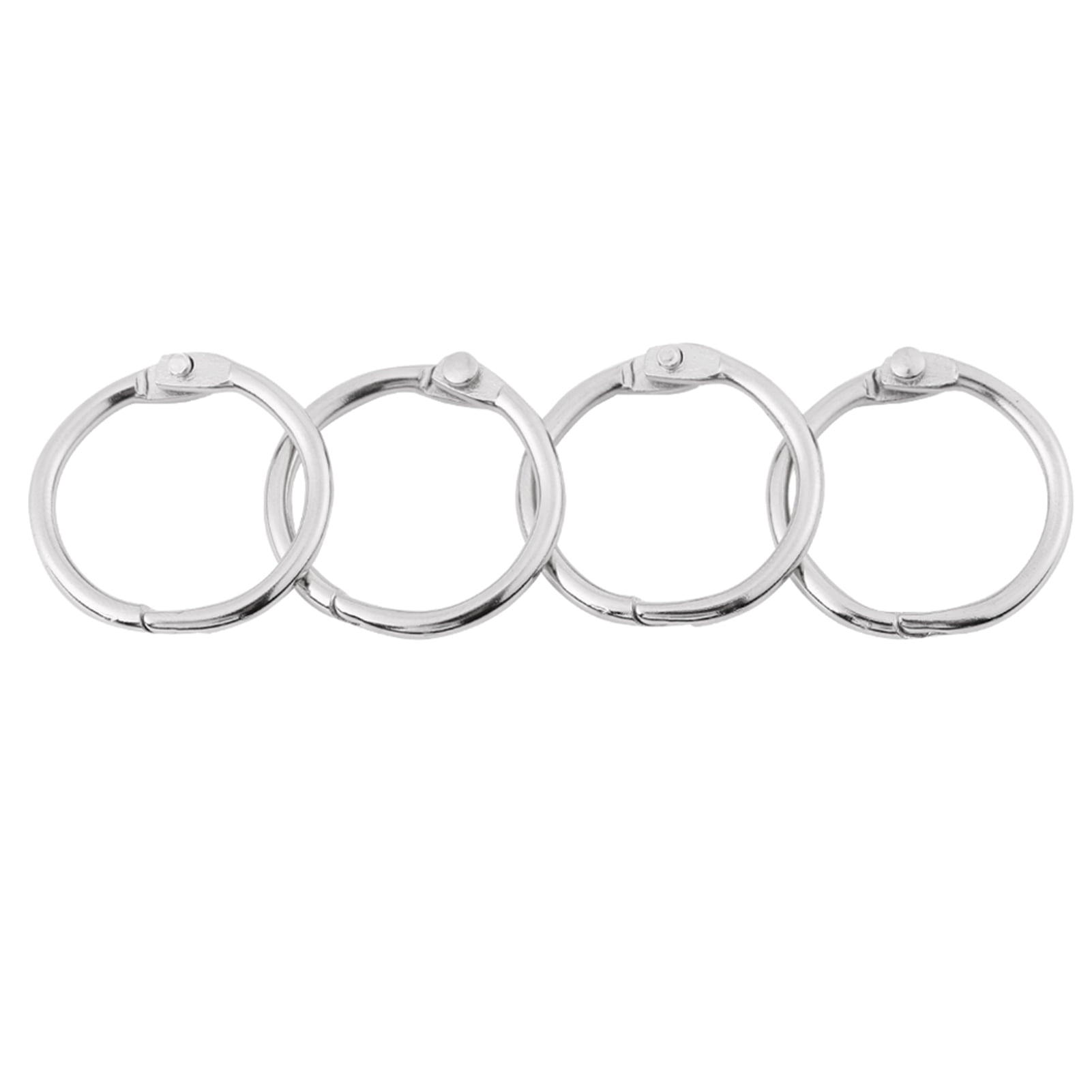 40 Anneaux De Reliure Métalliques 30 Mm - Pour Classeurs, Albums, Fiches - Fermeture Serrée