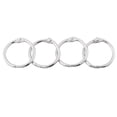 thumbnail image 2 of Split Key Ring 20PCS Metal Hinged Ring Book Binder Split Key Rings Album Scrapbook Loose Leaf Clip 25mm, 2 of 8