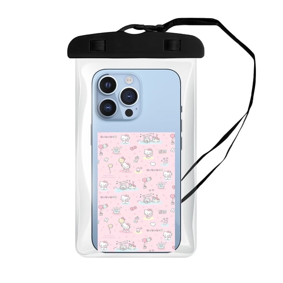 Hello kitty Waterproof Phone Pouch, Waterproof Phone Case for iPhone 16 15 14 13 Pro Max, Phone Dry Bag Beach Cruise Essentials