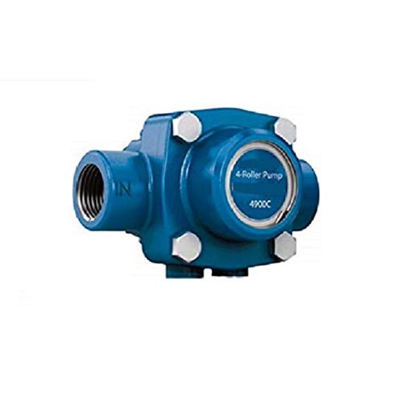 Delavan 4 Roller Cast Iron Pump 5/8" Shaft & 3/4" NPT Inlet & Outlet Farmer Bob's Parts 4900C