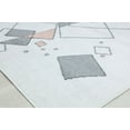 thumbnail image 6 of Mason Brooks Azure AZ15B Etched Glass Geometric Contemporary Ivory Area Rug, 5'0" X 7'0", 6 of 6