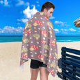 thumbnail image 5 of Dreamtimes Beach Towels Mushroom Camping Towels Dots Sand Free Beach Towel, 30"x60" Large Beach Towels Quick Dry Bath Travel Towels Pool Yoga Beach Mat for Men Women, 5 of 7