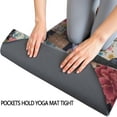 thumbnail image 3 of Pioneer Flower Floral Print Pattern Hot Yoga Mat Towel Non Slip for Hot Yoga - Quick-Drying Yoga Mat Cover with 4 Corner Pockets with Travel Bag - Hot Yoga Towel Non Slip 74"x26", 3 of 6