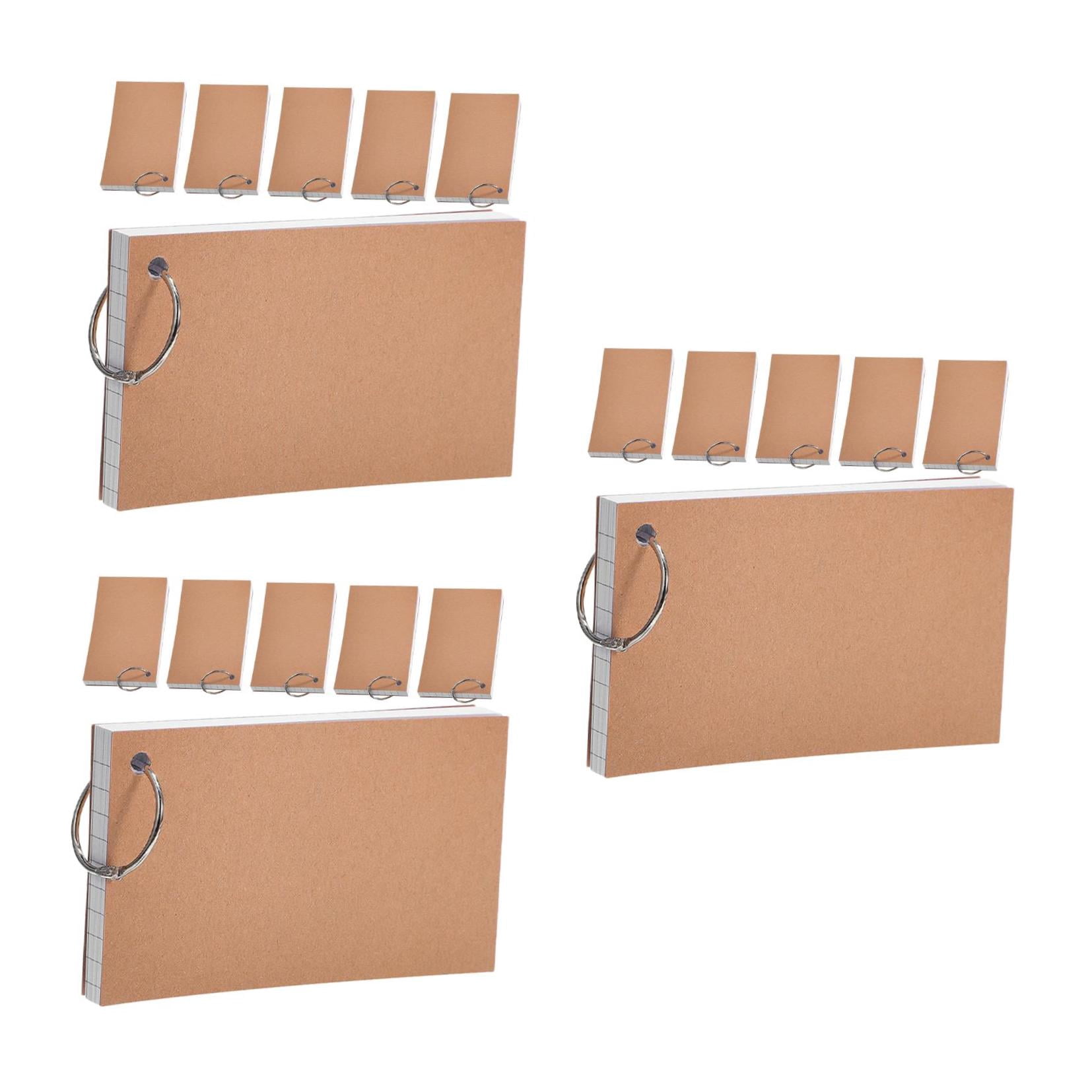 Worgeous 3pcs 6 books Index Cards Small Notepads Speech Cards Note Study Cards Notebooks for Students Teachers Index Cards Pads for Study Learning