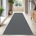 thumbnail image 2 of AIR-Washable Runner Rug 3x10 ft Hallway Kitchen Runner Rugs with Rubber Backing Bobo Non Slip Entryway Runner Indoor, Long Carpet Runners for Hall Kitchen Entryway, Grey/Charcoal Grey, 2 of 4