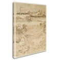 thumbnail image 2 of Van Gogh 'A View From The Wheatfields' Canvas Art, 2 of 3