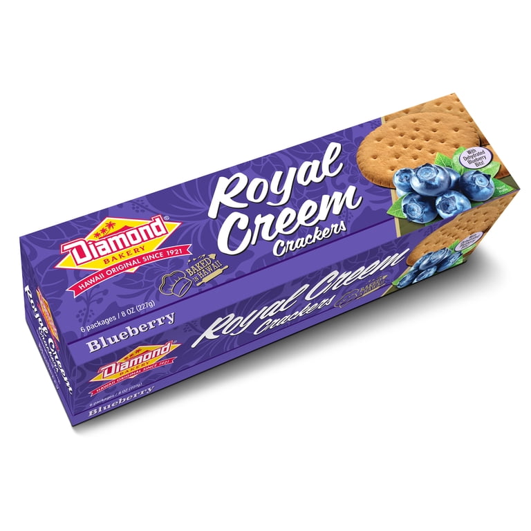 Diamond Bakery Blueberry Royal Cream Crackers, 8 Oz. - Walmart.com