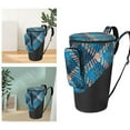 thumbnail image 4 of Bolsa portátil para tambor africano, con correas ajustables para el hombro, impermeable y portátil. 12 pulgadas Bosque Azul, 4 of 7