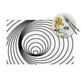thumbnail image 4 of XMXY Woven Placemats Set of 4 PCS, Spiral Whirl Route Table Mats Washable Heat Resistant Placemats, 4 of 6
