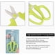 thumbnail image 3 of Tijeras de jardín profesionales con revestimiento con mango cómodo, perfectas para arreglar flores, herramienta de poda de plantas de jardín, tijeras florales, color verde, 3 of 7