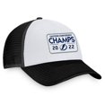 thumbnail image 3 of Men's Fanatics Black Tampa Bay Lightning 2022 Eastern Conference Champions Locker Room Trucker Adjustable Hat, 3 of 4