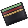 thumbnail image 5 of Moga Slim Leather Wallet Credit Card Case Sleeve Card Holder With ID Window (Black), 5 of 6