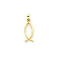 thumbnail image 1 of FB Jewels 14K Yellow Gold Ichthus Fish Pendant, 1 of 1