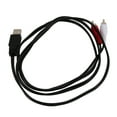 thumbnail image 3 of 1.5m USB A Male to 2x RCA Phono Male AV Cable Lead PC TV Aux Audio Video Adapter, 3 of 8