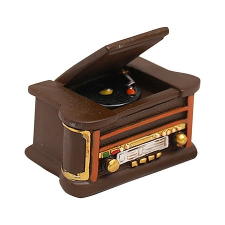 

EKOUSN Retro Musical Ornaments Home Desktop Decoration Musical Gift Miniature Shape Music Box Decoration Ornaments