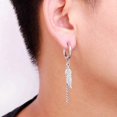 thumbnail image 2 of Pendientes de Aro ZHAOCHENG con Plumas de Acero Inoxidable Unisex 1 Par, 2 of 3