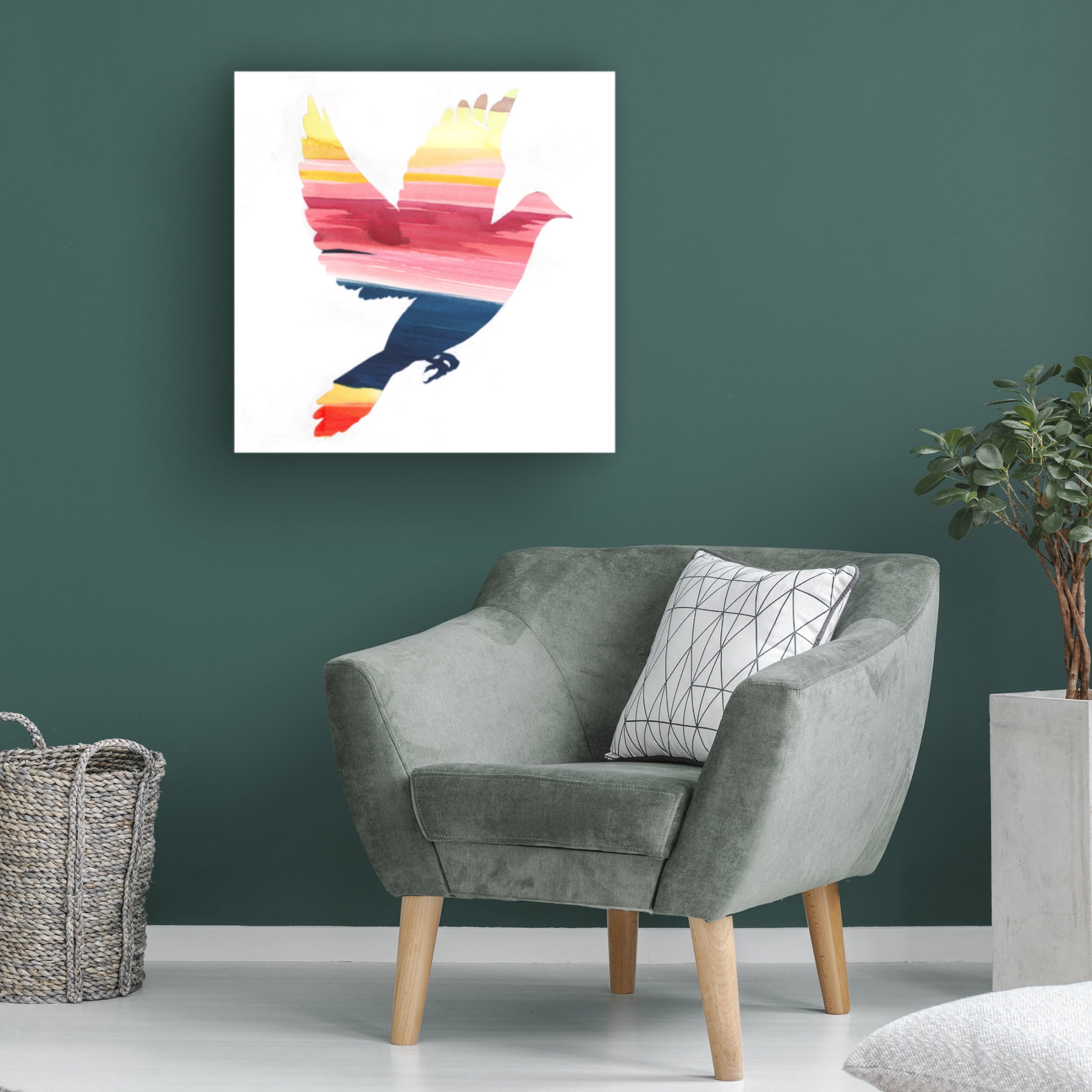 Trademark Fine Art Grace Popp  Firebird I Canvas Wall Art