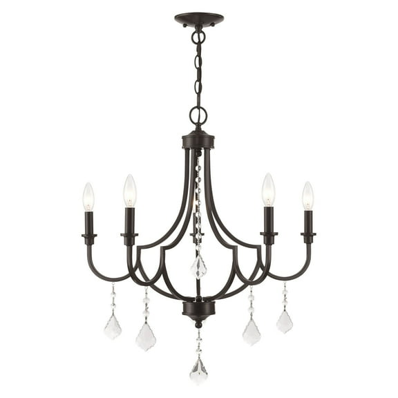 Livex Lighting - Glendale - 5 Light Chandelier in New Traditional Style - 25