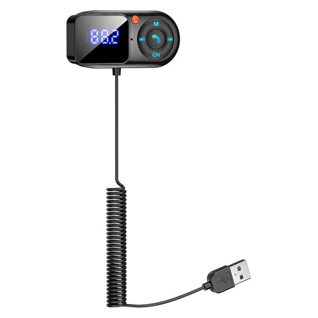 Transmisor FM modulador coche reproductor MP3 receptor conveniente Compatible con Bluetooth