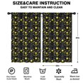thumbnail image 2 of Blackout Kids Curtains,Softballs and Text Black Pattern Children's Insulated Curtains Set Of 2,Bedroom Essentials,Toddler Room Decor 52"x84", 2 of 5