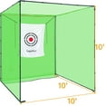 thumbnail image 4 of golf cage Hitting Net with Target golf Training Aids Ball Return Net for Backyard 10x10x10FT New Vision, 4 of 4