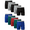 Assorted; Black, Grey, Blue, Green, Red, variant on Hanes Men's Value Pack Assorted Boxer Briefs