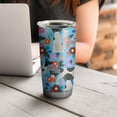 thumbnail image 4 of 20 Oz German Shorthaired Pointer Dog and Flower Coffee Tumbler Double Wall Insulated Stainless Steel Water Bottle | Metal Reusable Thermoses Flask with Cup Cap | Leak & Sweat Proof with Anti-Dust Lid, 4 of 7