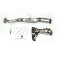 thumbnail image 4 of Front & Rear Catalytic Converter for 2002-2006 Nissan Altima 2.5L, Polished Stainless Steel, 2-Piece, 4 of 11