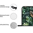 thumbnail image 5 of Tropical Leaves Print Oven Mitts and Pot Holders Sets 4 Piece Set Kitchen Women Men Cooking Baking Microwave Heat Resistant, 5 of 6