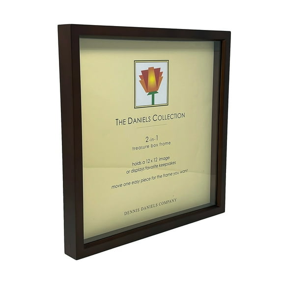 Dennis Daniels W5512.12WN 12 x 12 in. Treasure Box Frame - Dark Walnut