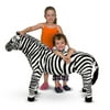Melissa & Doug Giant Striped Zebra - Lifelike Stuffed Animal (nearly 3 feet tall)
