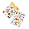 thumbnail image 4 of Pegatinas de papel Ticfox 2 Hojas para álbum de recortes Calcomanías Decorativas Desayuno Mantequilla Pan, 4 of 14