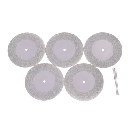 

5pcs 50mm Diamond Cutting Discs & Drill Bit For Tool Glass Metal