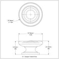 thumbnail image 2 of Allied Brass Designer Cabinet Knob, Antique Bronze, 2 of 3