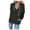 Black, variant on LEAVINGSUO Women's Sweatshirt Hoodie Fall Winter Fashion Casual,Women's Casual Color Hooded Pocket Long Sleeved Sweater Jacket
