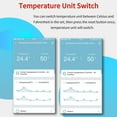 thumbnail image 5 of Fawoonu Smart Temperature and Humidity Monitor with High/Low Alerts, Voice Control, Remote App, Alexa & Google Assistant Compatibility, 5 of 5