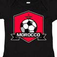 thumbnail image 4 of Inktastic Soccer Morocco Flag Banner Boys or Girls Baby Bodysuit, 4 of 5