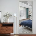 thumbnail image 2 of FENCY 65"x22" Full Length Floor Mirror Standing Rectangle Mirror, Matte Champagne, 2 of 9