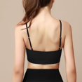 thumbnail image 4 of Womens Sports Bras Sports Bra Vest Push-Up Yoga Fitness Sports Bra With Removable Chest Pad Bras for Women Black L, 4 of 6